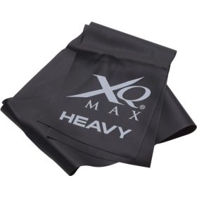 Erősítő gumiszalag erős 100x10 cm HEAVY (fekete) XQMAX