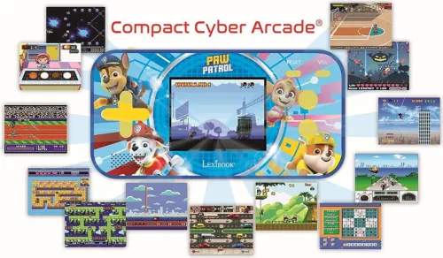 Kézi játékkonzol PAW Patrol 150 játékkal, 2,5" kijelzővel – Lexibook