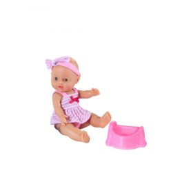 Loko pisilő baba bilivel és cumisüveggel - 28 cm