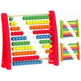 Fa számoló abakusz szivárványos kivitelben – Playfun