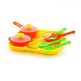 Konyhai főzőkészlet tálcával – Polesie