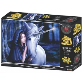 Fehér unikornis 3D puzzle 500 darabos – PRIME 3D