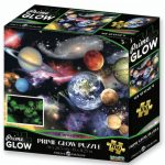 Naprendszer neon puzzle, 100 darabos PRIME 3D