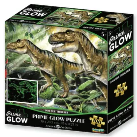 Dinoszauruszok neon puzzle 100 darabos – PRIME 3D