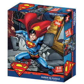   Superman: A Legyőzhetetlen 3D puzzle 500 darabos – PRIME 3D