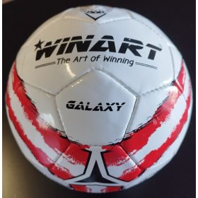  Focilabda, futball labda WINART Galaxy New edzőlabda 5-ös méret piros