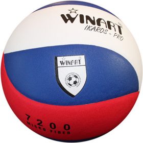   Röplabda WINART Ikaros Pro – 5-ös méret, piros-kék-fehér