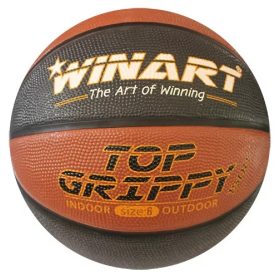 Kosárlabda WINART TOP Grippy Barna/Fekete 6-os méret