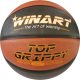 Kosárlabda WINART TOP Grippy, Barna-Fekete, 7-es méret