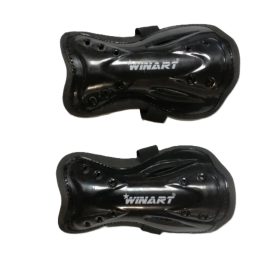   Sípcsontvédő – M méret, 21 cm, fekete, WINART Shin Guard