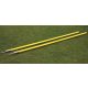 Szlalomrúd leszúrható, rugós, 160 cm, sárga – WINART Economy Spike Pole