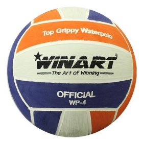   Vízilabda, gyerek labda 3-as, piros-fehér-kék -  Winart Top Grippy Water Polo Ball No.3. stripped  