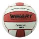 Vízilabda, 4-es junior, női piros-fehér - Winart Top Grippy Water Polo Ball No.4. stripped 