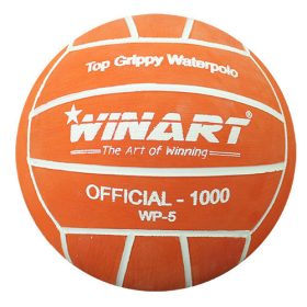   Nehezített vízilabda, 5-ös, piros - Winart Top Grippy Water Polo Ball No. 5  Heavy 1000 gr