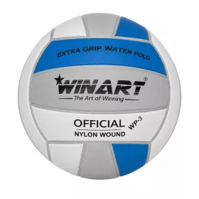   Vízilabda, gyerek labda 3-as, kék-szürke-fehér - Winart Extra Grip Water Polo Ball No.3