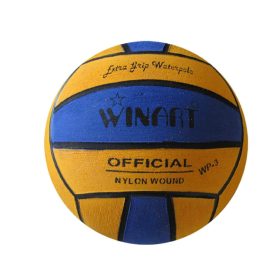   Vízilabda, 3-as méret, sárga-kék – Winart Extra Grip water polo ball   No. 3