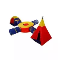 Játszósátrak, mászóalagutak