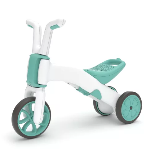 Tanulóbicikli, motor, tricikli, mentazöld – Chillafish Bunzi