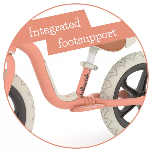 Tanulóbicikli, 12-es kerékkel - lazacszín 24 hó+ – Chillafish