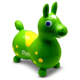 Ugráló póni zöld gumi játék 24 hó+ – Rody
