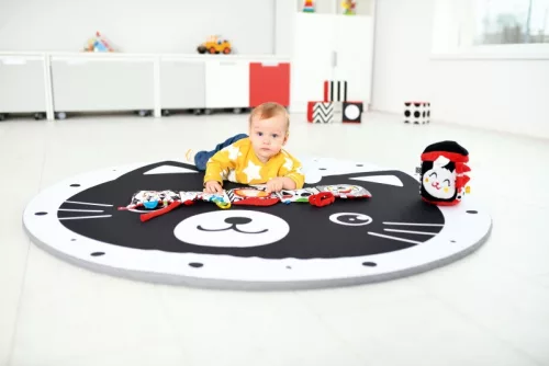Tipegőmatrac cicamintával 140 cm 6 hó+ – Puhasarok