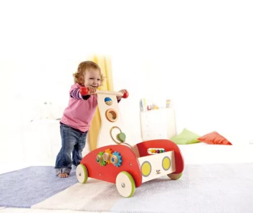 Járássegítő, fa–műanyag, 12 hó+ – Hape