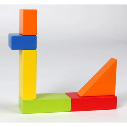 Építőkockás járássegítő fa játékkal 12 hó+ – Hape