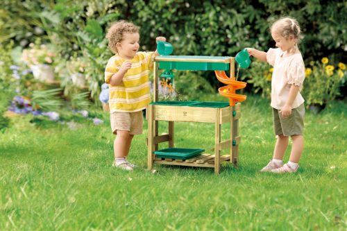 Kültéri homokozó-vizező asztal - Hape