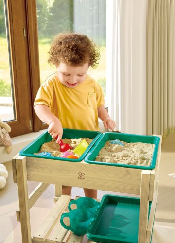 Kültéri homokozó-vizező asztal - Hape