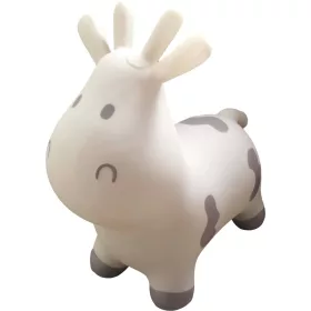 Ugráló boci bézs gumi játék pumpával – PRO-Sport