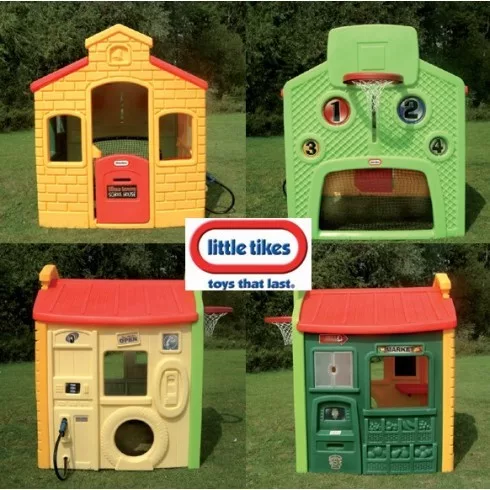Városi élet játszóház 4 az 1-ben 142x124x147 cm – Little Tikes