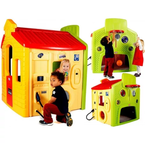 Városi élet játszóház 4 az 1-ben 142x124x147 cm – Little Tikes