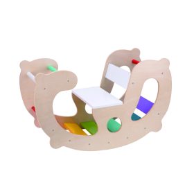   Pöttöm Tornász szivárvány mászóka és hinta többfunkciós 24 hó+