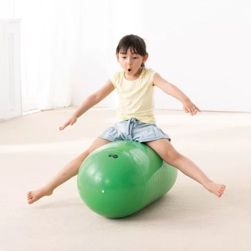Roll-labda, kapszula,henger gimnasztikai labda, 40×80 cm, zöld – Weplay