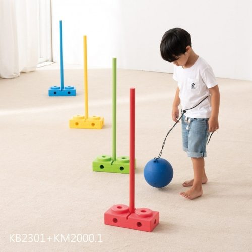 Gyakorló labda - átmérő: 20 cm, 15 m-es gumikötéllel -  Weplay