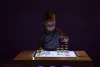 Átlátszó akril építőkockák 10 darabos EDUPLAY