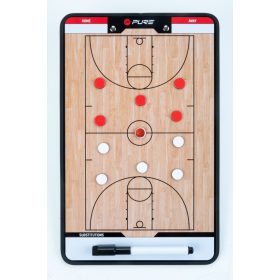 Taktikai tábla – kosárlabda, 22 × 35 cm, Pure2Improve