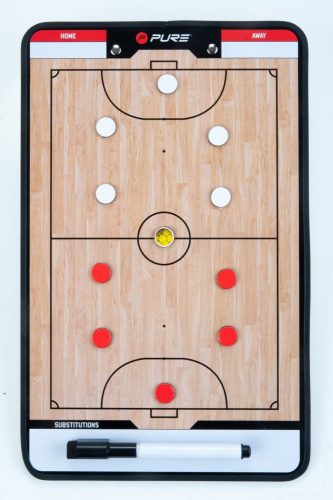 Taktikai tábla futsal – mágneses, kétoldalú kivitelben, 22×35 cm – Pure2Improve